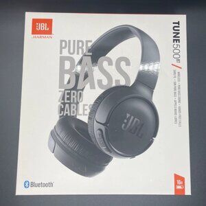 JBL TUNE 500BT Bluetooth Wireless Headphones - Black